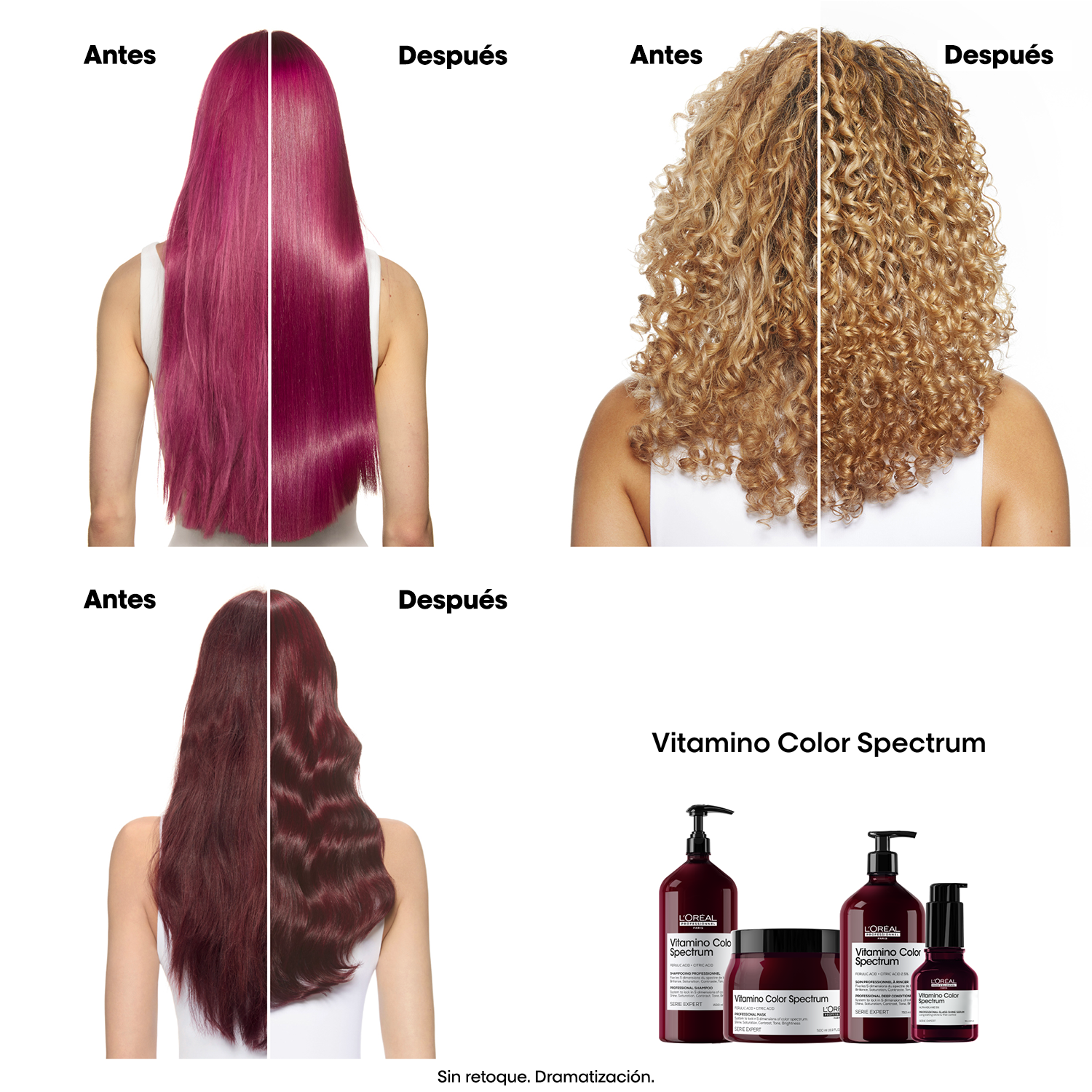 L'OREAL PROFESSIONNEL SE VITAMINO COLOR SPECTRUM SHAMPOO (SHAMPOO NEUTRALIZADOR PARA CABELLO TEÑIDO)